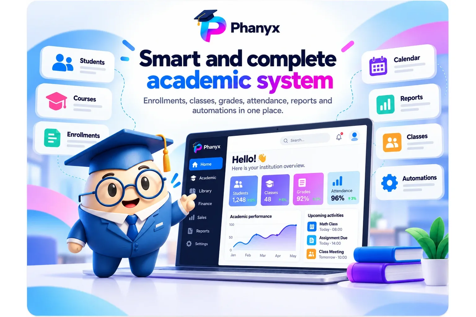 PHANYX smart and complete academic management system