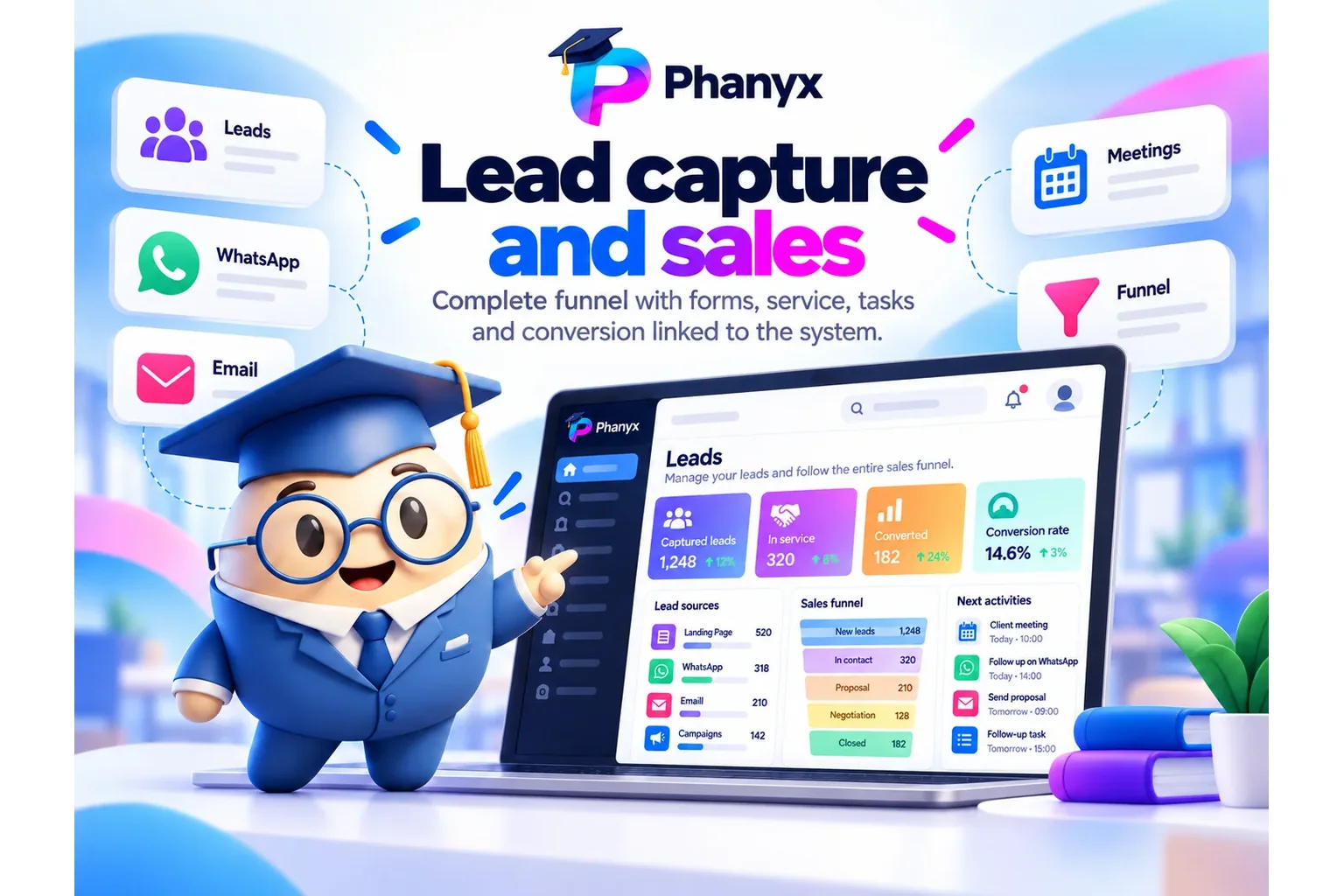 PHANYX lead capture and integrated sales workflow