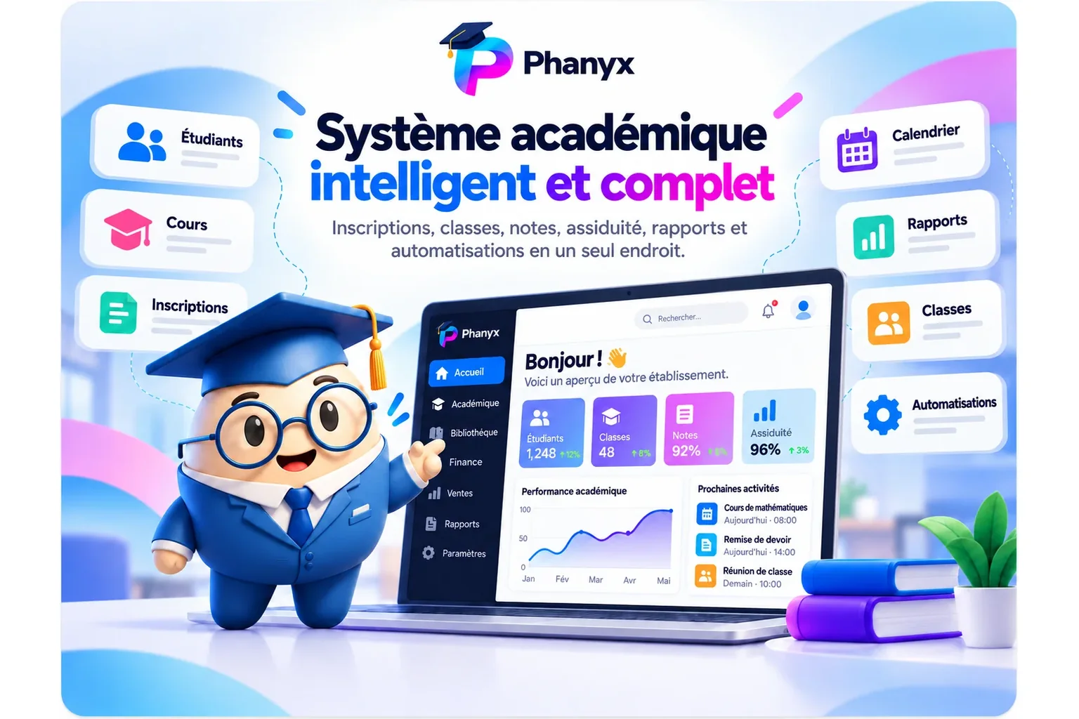 Système académique intelligent et complet PHANYX